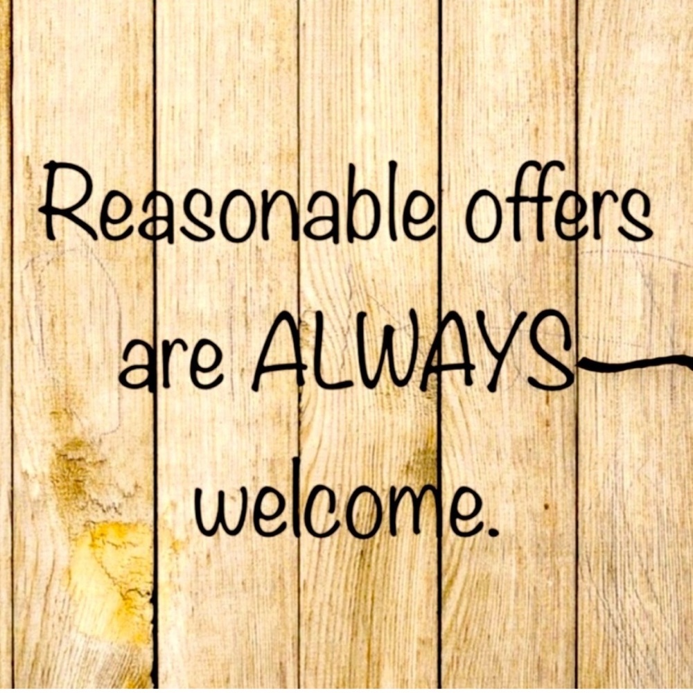 All reasonable offers considered!